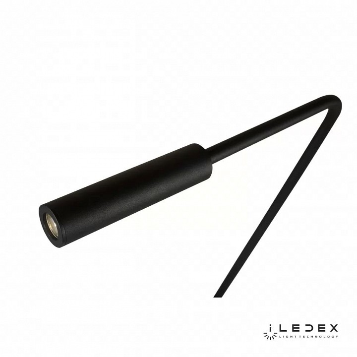 Настольная лампа офисная iledex telescope 7010/1t bk