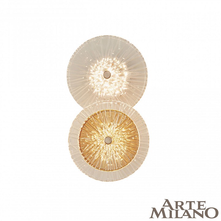 Накладной светильник arte milano am-1252b 2.1252b.d150.h280.led g