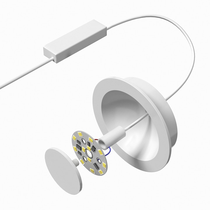 Встраиваемый светильник denkirs dk2500 dk2700-wh