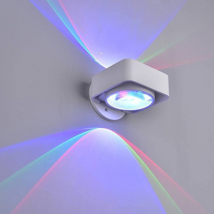 Накладной светильник designled linse gw-1025-6-wh-rgb