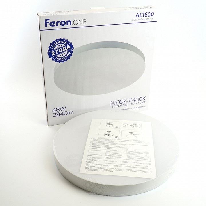 Накладной светильник feron al1600 48885