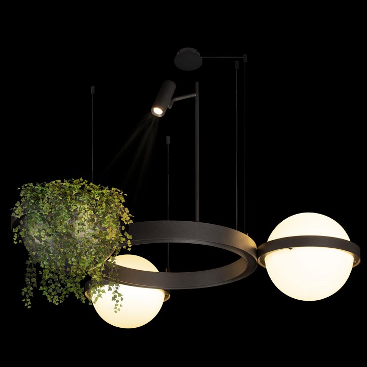 Подвесная люстра loft it jardin 10121/2 dark grey