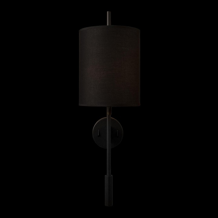 Бра с подсветкой loft it ritz 10253w/b black