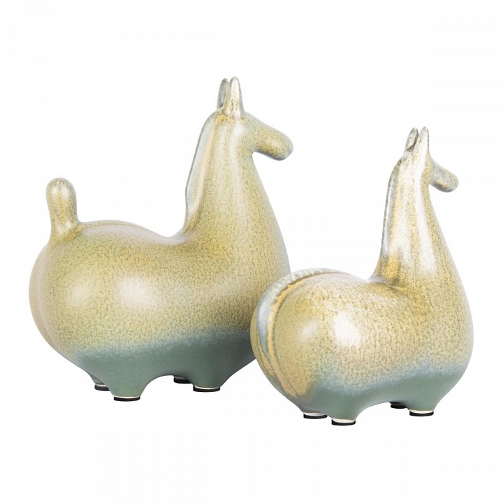 Набор из 2 статуэток loft it horse 10283 green (2 pcs)