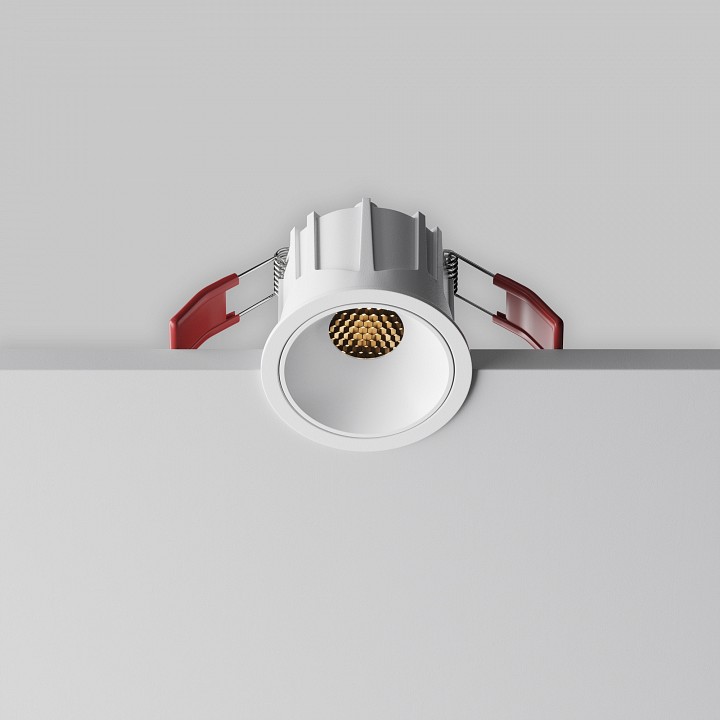 Встраиваемый светильник maytoni alfa led dl043-01-10w2.7k-rd-w