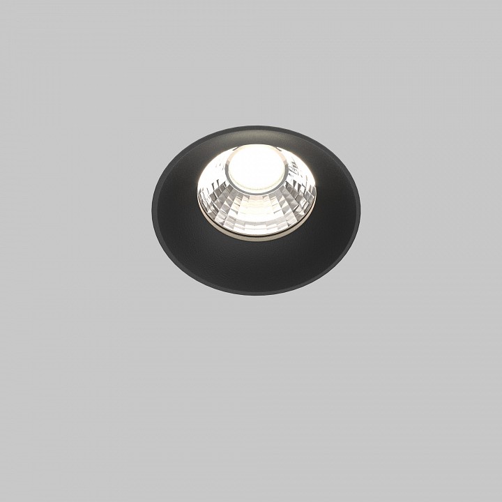 Встраиваемый светильник maytoni round dl058-12w4k-trs-b