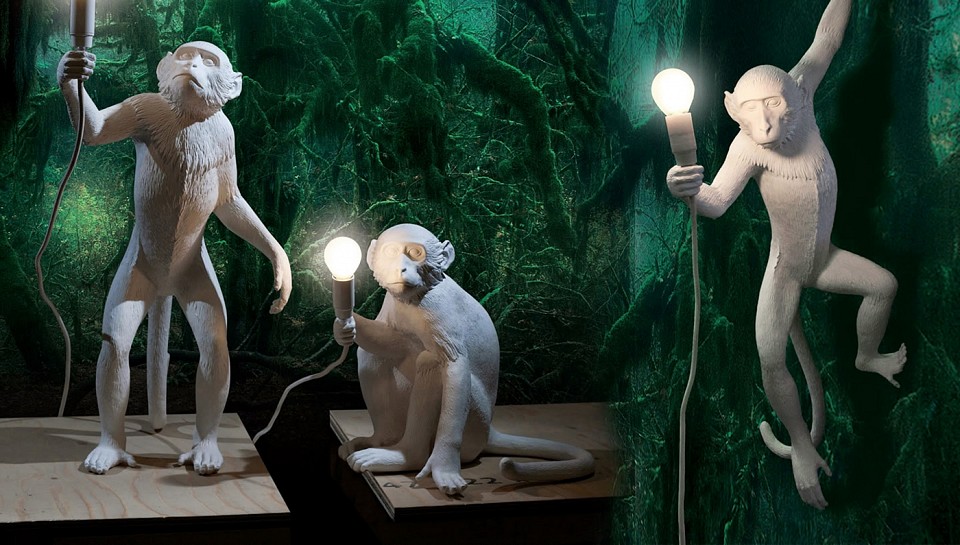 Зверь световой seletti monkey lamp 14882