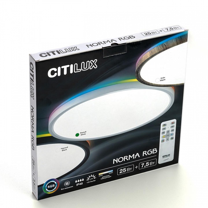 Накладной светильник citilux norma cl749320