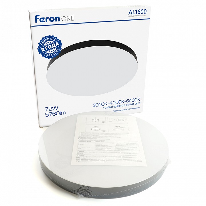 Накладной светильник feron al1600 48888