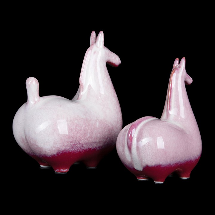 Набор из 2 статуэток loft it horse 10283 red (2 pcs)