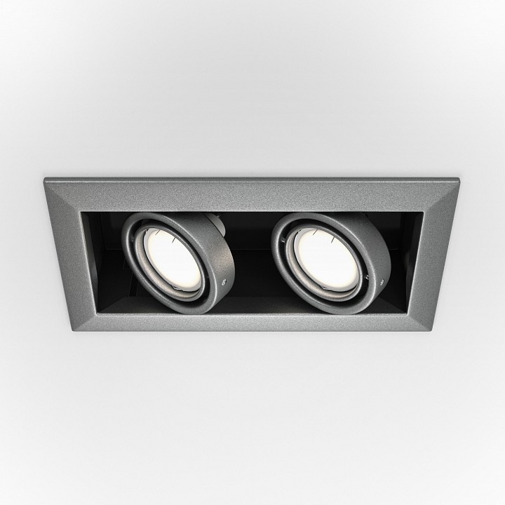 Встраиваемый светильник maytoni metal modern dl008-2-02-s