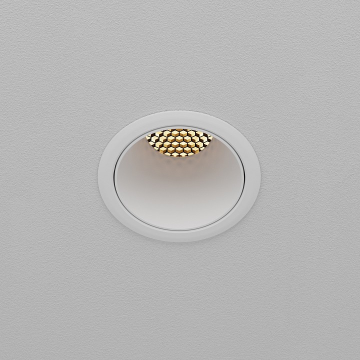 Встраиваемый светильник maytoni dip dl116-10w-2.7k-w