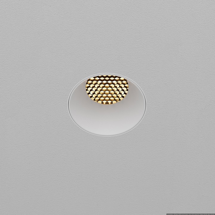 Встраиваемый светильник maytoni dip dl119-10w-2.7k-trs-w