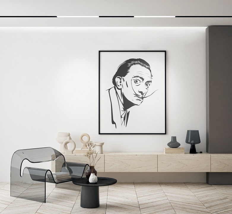 Накладной светильник denkirs smart dk8005-bk