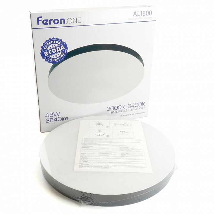 Накладной светильник feron al1600 48886