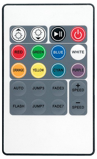 Контроллер-регулятор цвета rgb с пультом ду swg rf rgb rf-rgb-20-18a