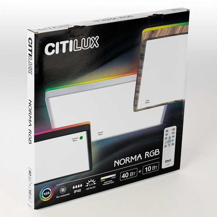 Накладной светильник citilux norma cl749k401