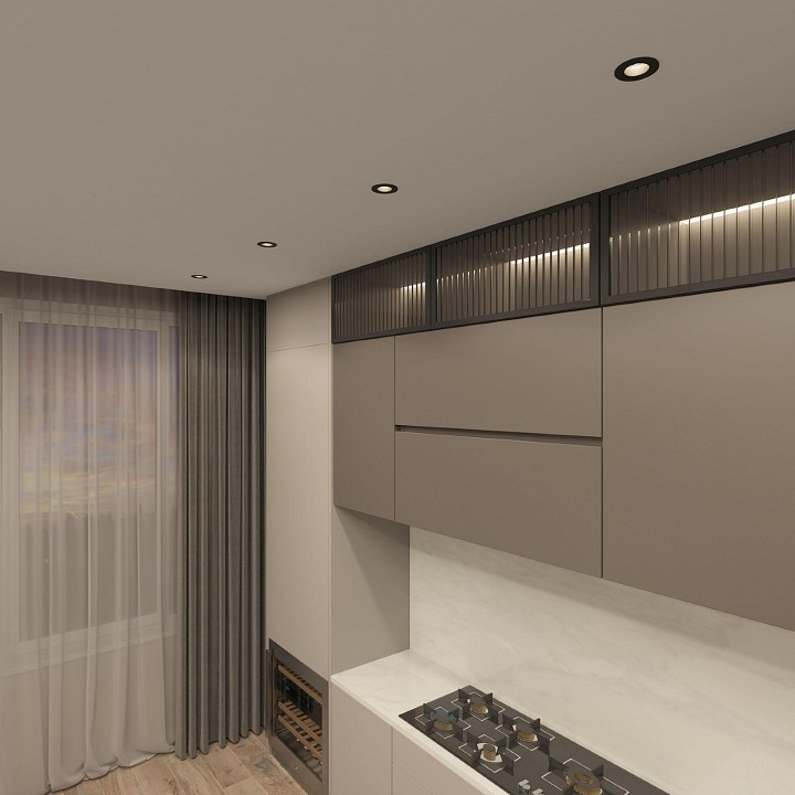 Встраиваемый светильник denkirs dk3020 dk3061-bk