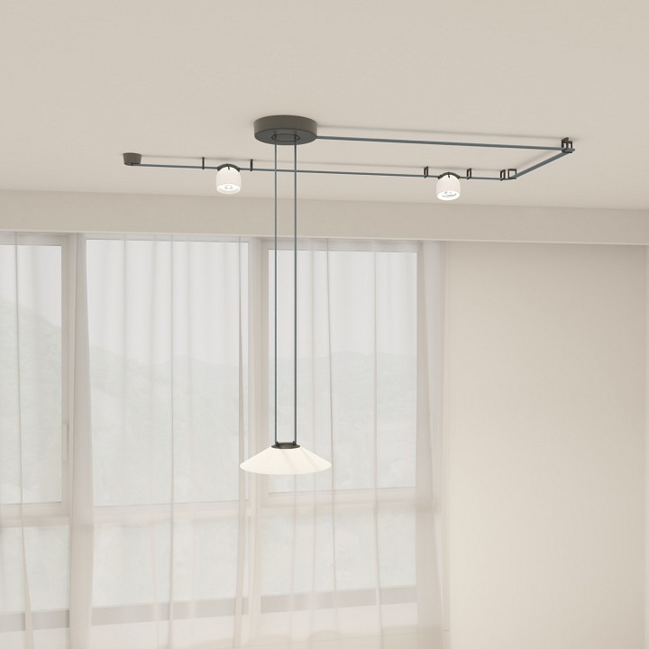 Накладной светильник denkirs belty flow dk5564-wh+bk