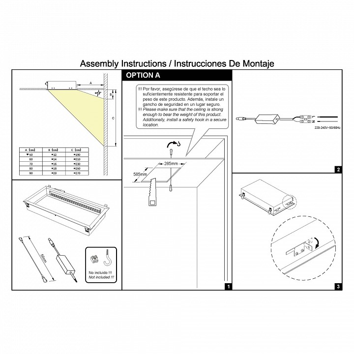 Встраиваемый светильник mantra blue sky 9094