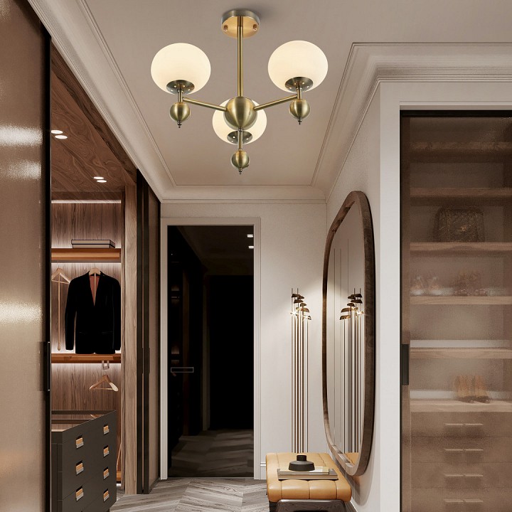 Люстра на штанге arte milano neapolis-70307 270307/3 gd