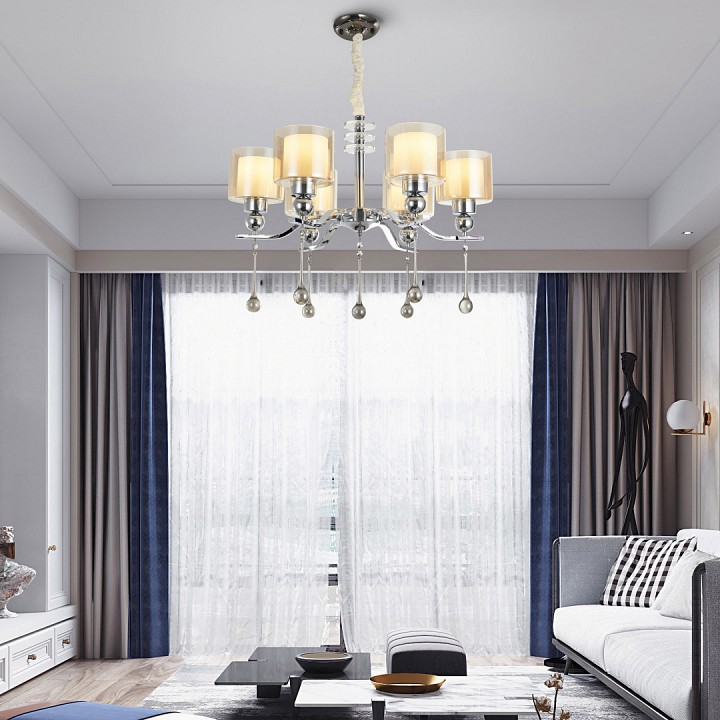 Подвесная люстра arte milano neapolis-79207 279207/6 ni