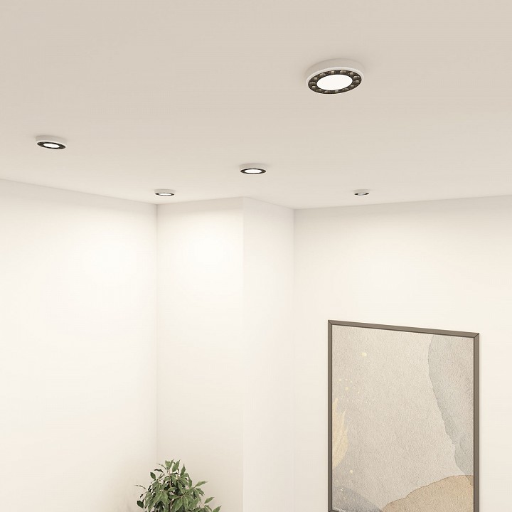 Встраиваемый светильник denkirs dual dk2441-wb