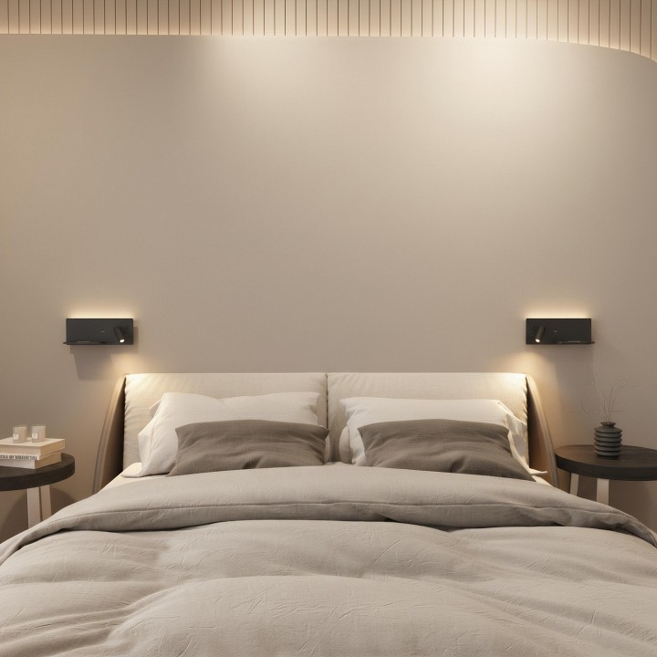 Бра с подсветкой denkirs chargelux dk5093-bk