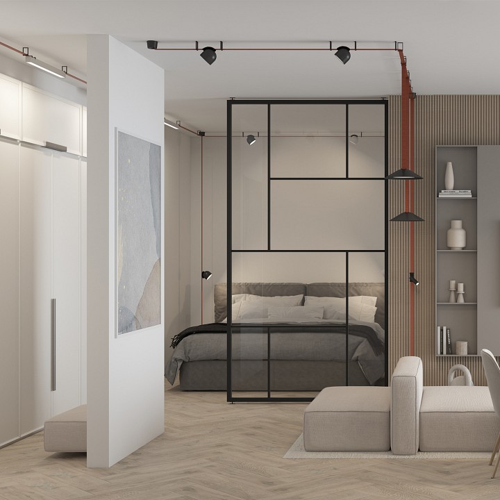 Светильник на штанге denkirs belty spot dk5547-bk