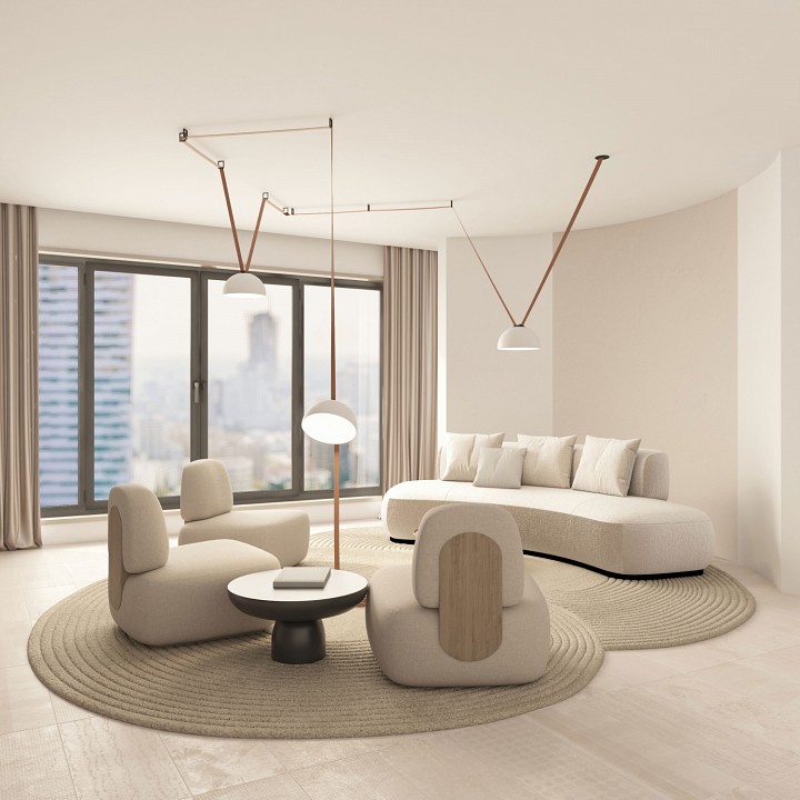 Накладной светильник denkirs belty flow dk5563-wh+bk