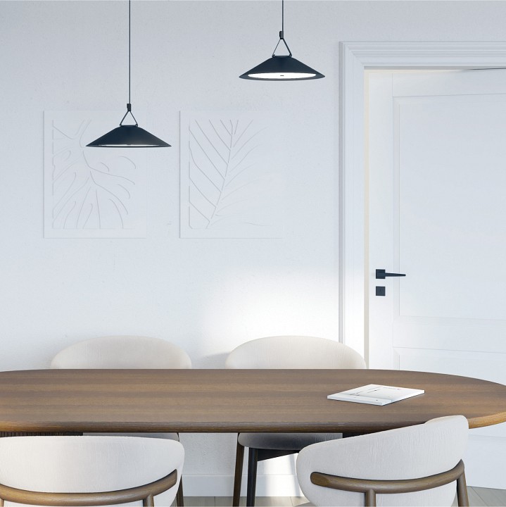 Накладной светильник denkirs belty flow dk5565-bk