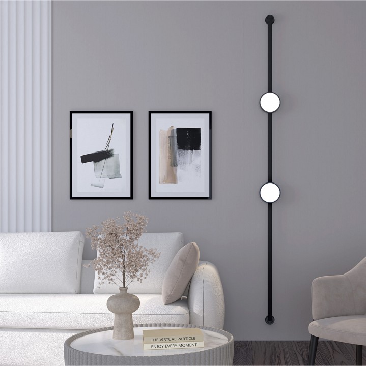 Накладной светильник denkirs belty flow dk5567-bk