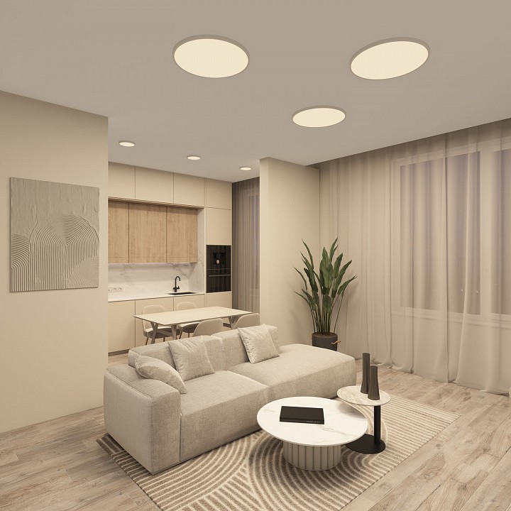 Накладной светильник denkirs thin dk6520-wh