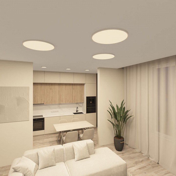 Накладной светильник denkirs thin dk6522-wh