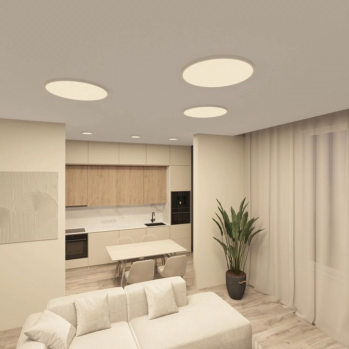 Накладной светильник denkirs thin dk6524-wh