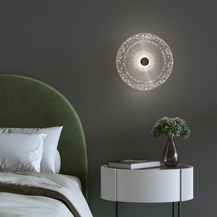 Накладной светильник eurosvet titania 40033/1 led черный