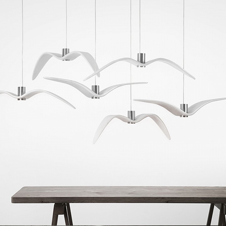 Подвесной светильник imperiumloft brokis night birds white 40.2189-0