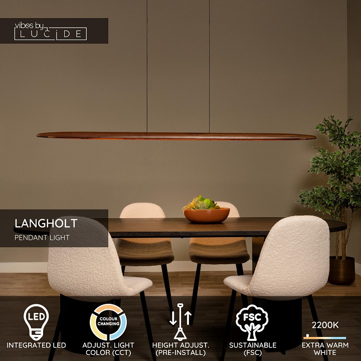 Подвесной светильник lucide langholt 01402/28/72