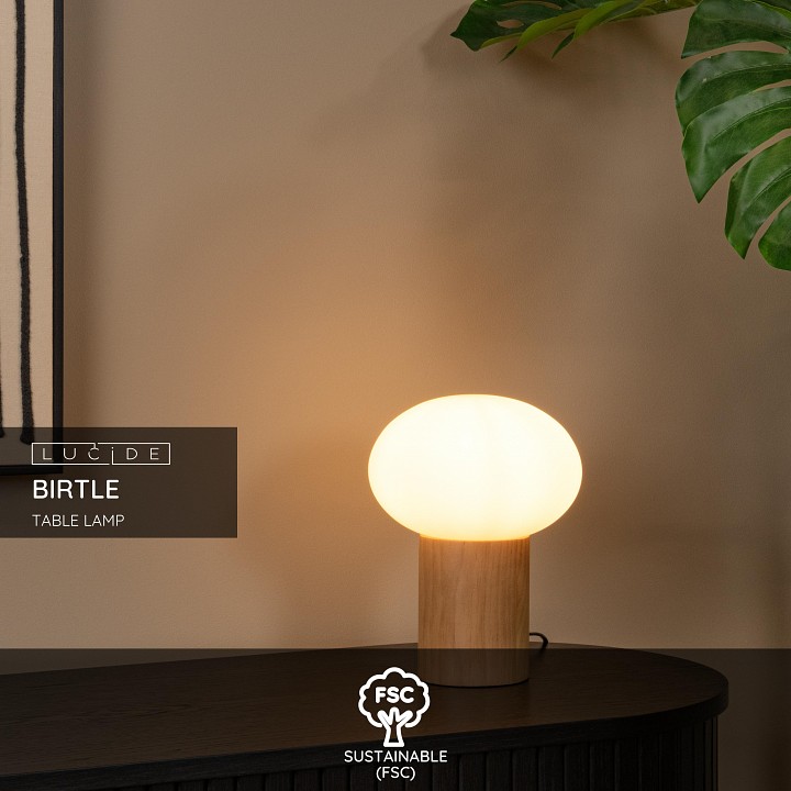 Настольная лампа декоративная lucide birtle 05550/10/61