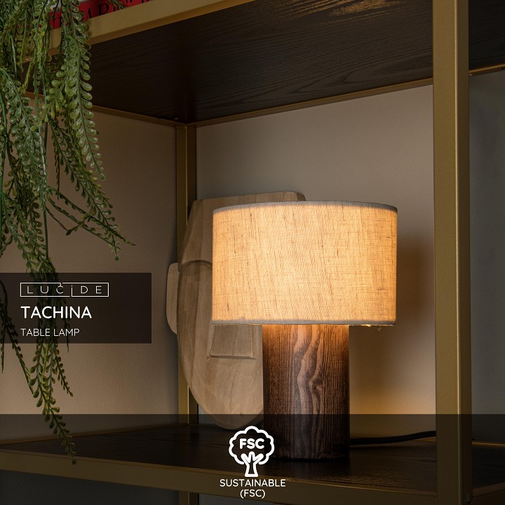 Настольная лампа декоративная lucide tachina 06525/81/70