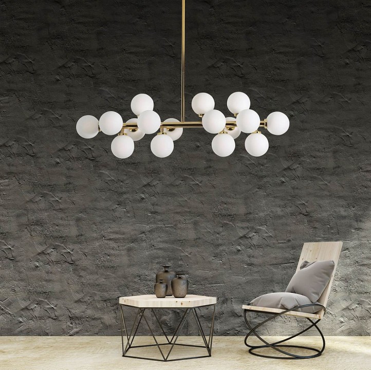 Люстра на штанге lumina deco marsiada ldp 6033-16 gd