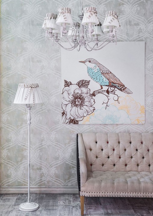 Подвесная люстра maytoni bird arm013-08-w
