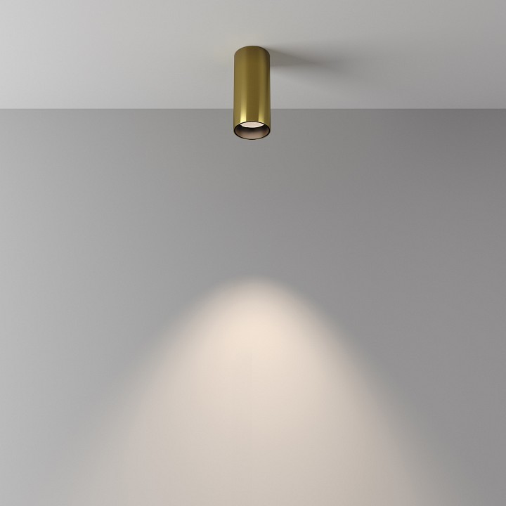 Накладной светильник maytoni focus led c056cl-l12w4k-w-bs