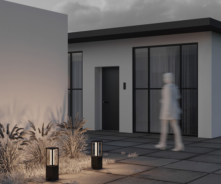 Наземный низкий светильник maytoni expo o480fl-l12b3k