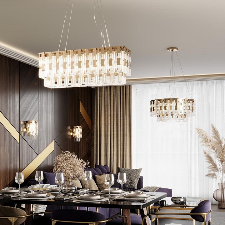 Подвесная люстра odeon light buckle 4989/12