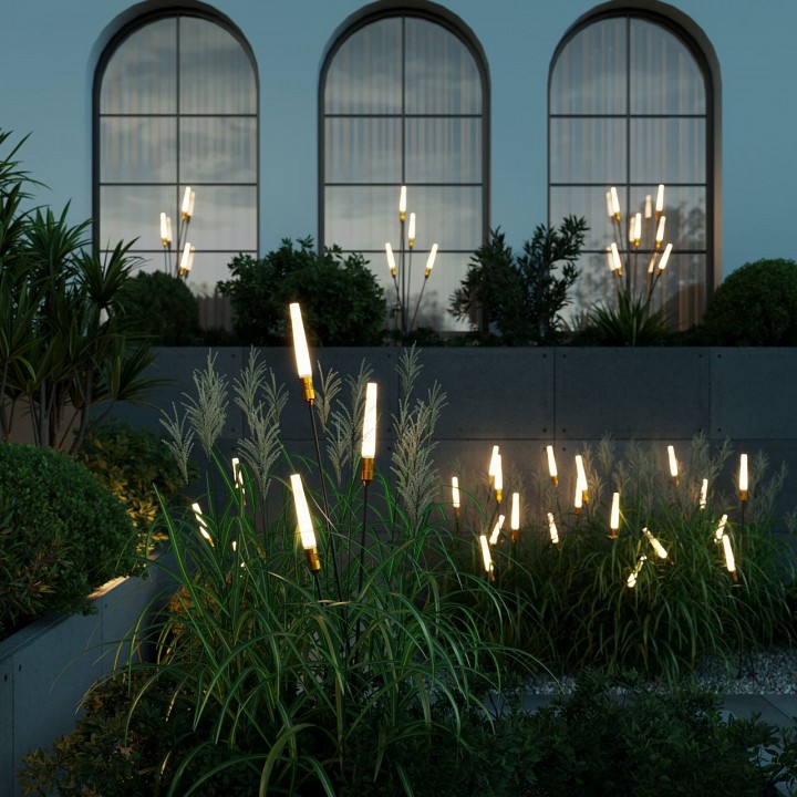 Наземный низкий светильник odeon light canna 7020/4gl