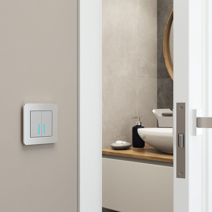 Рамка на 1 пост werkel platinum (алюминий) w0012606