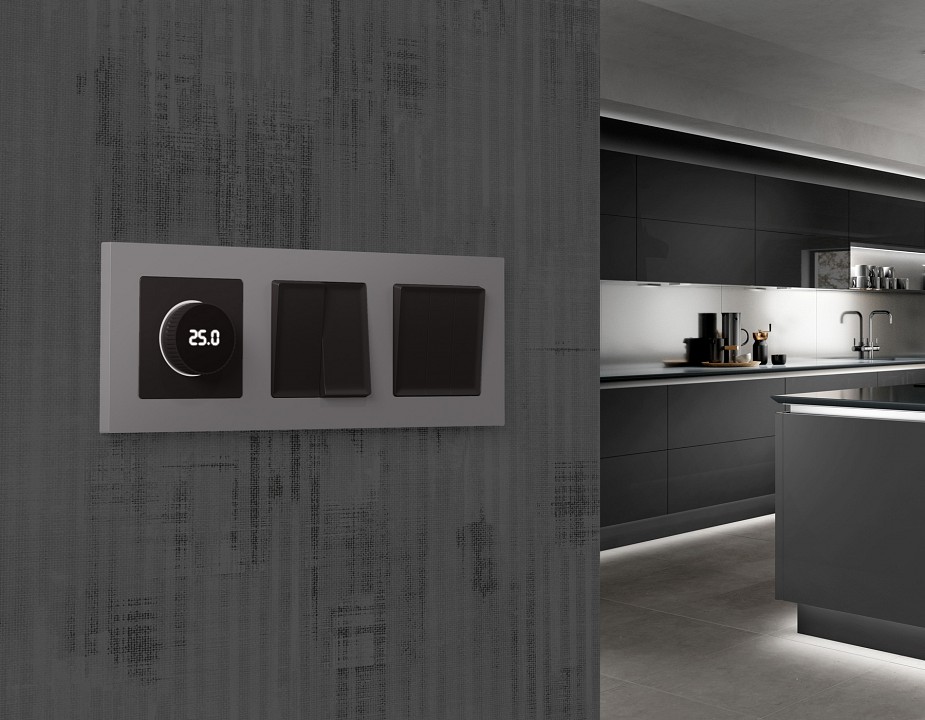 Терморегулятор электромеханический для теплого пола без рамки ambrella volt alfa ma805810