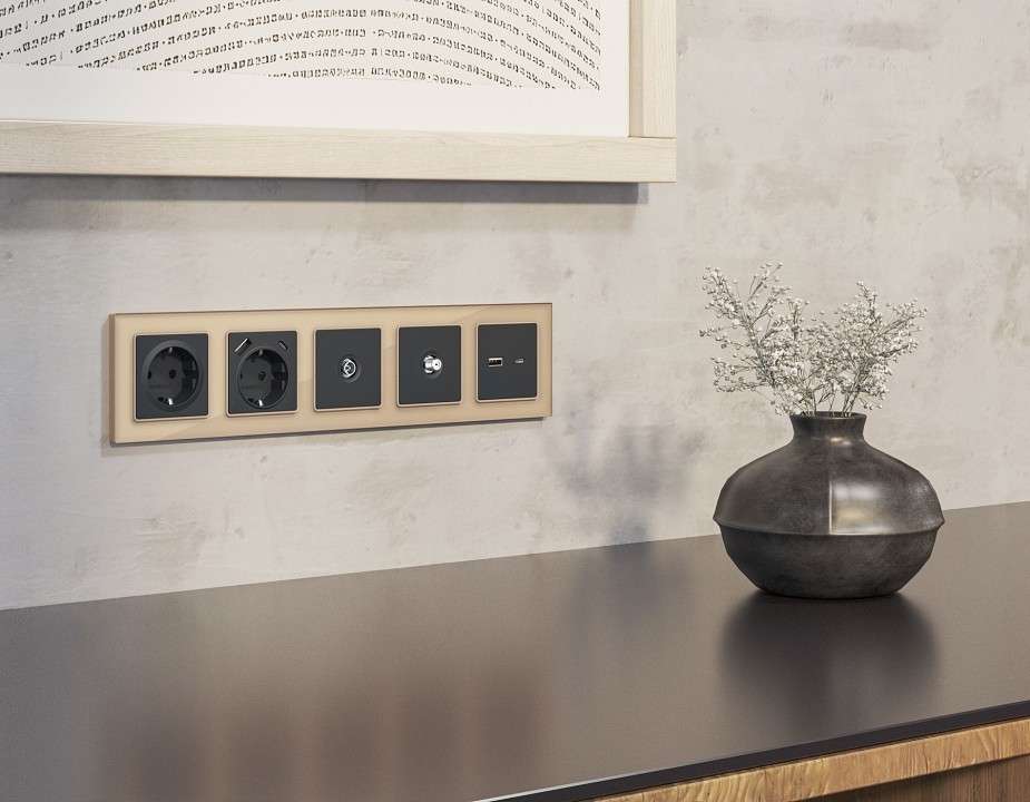 Тв-розетка без рамки ambrella volt alfa ma913050