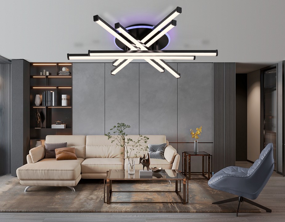 Люстра на штанге ambrella light comfort fl6272